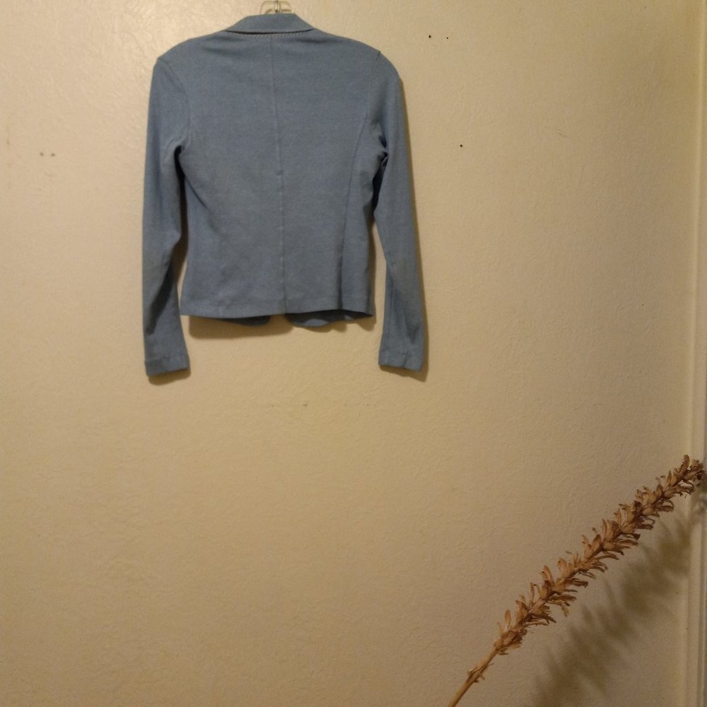 Fabiana Filippi Light Blue Fitted Blazer Size XS - Picture 2 of 16